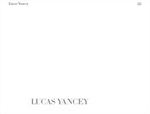 Tablet Screenshot of lucasyancey.com